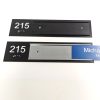 8" x 2" Room Number Sign with Holder - Sleek - Image 4