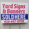 24" x 18" Corrugated Plastic Sign