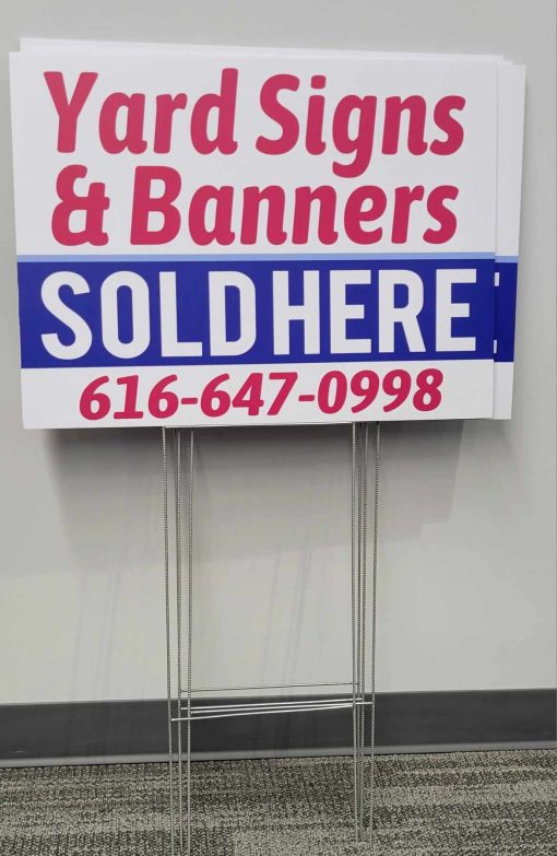 24" x 18" Corrugated Plastic Sign - Image 4