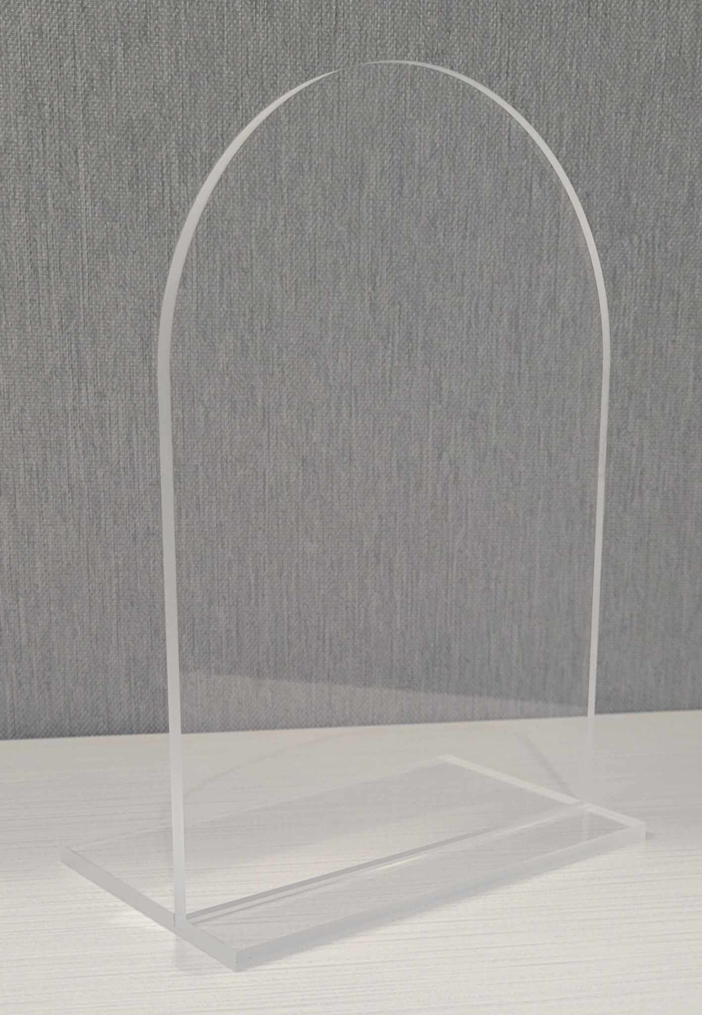 5" x 7" Blank Acrylic Arch Table Sign - Image 2