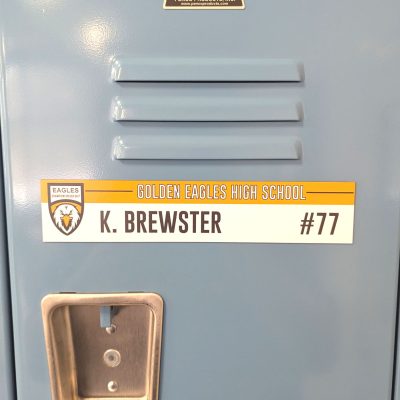 10" x 2" Magnetic Nameplates