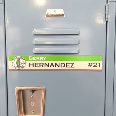12" x 2" Magnetic Nameplates