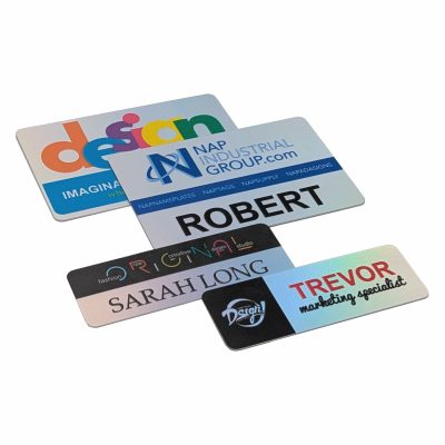 Holographic Name Badges